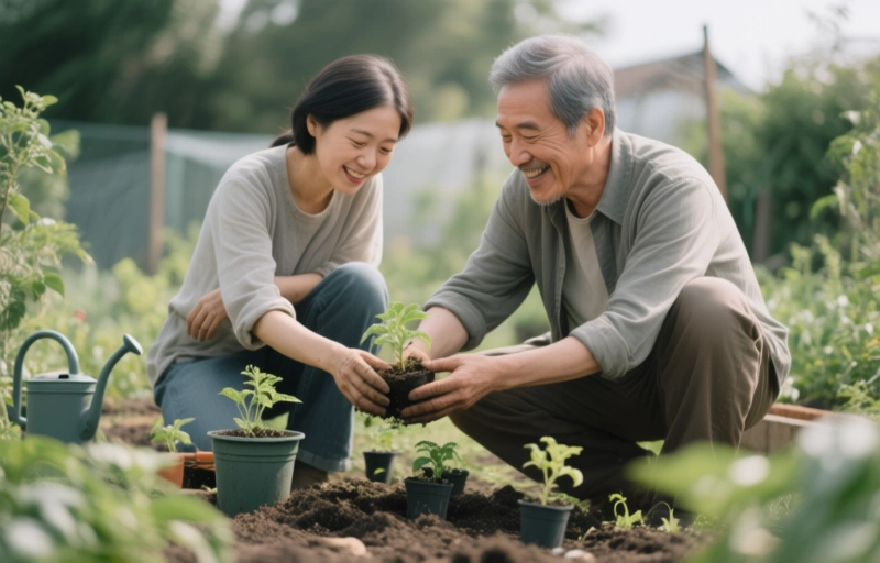 Gardening with Dad: Cultivating Mindfulness and Care