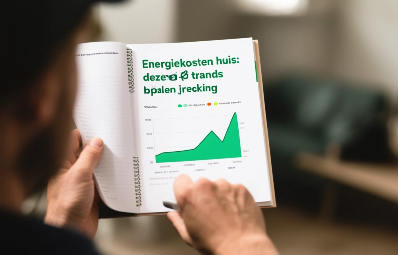 Visuele weergave van Energiekosten thuis
