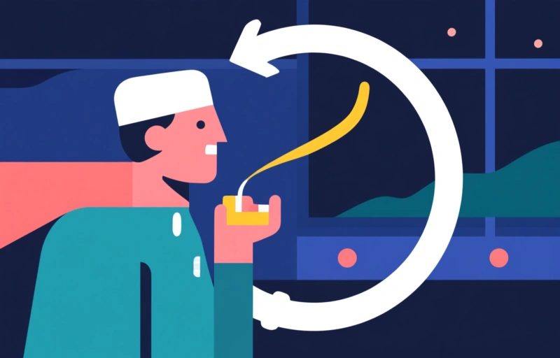 Visuele weergave van Nachtdienst? Bescherm je hart met vezelrijke voeding