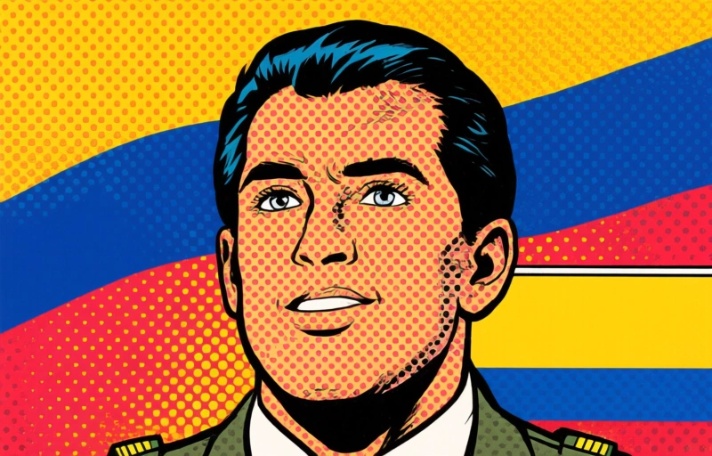Visuele weergave van De la Espriella verslaat Cepeda in eerste ronde Colombia