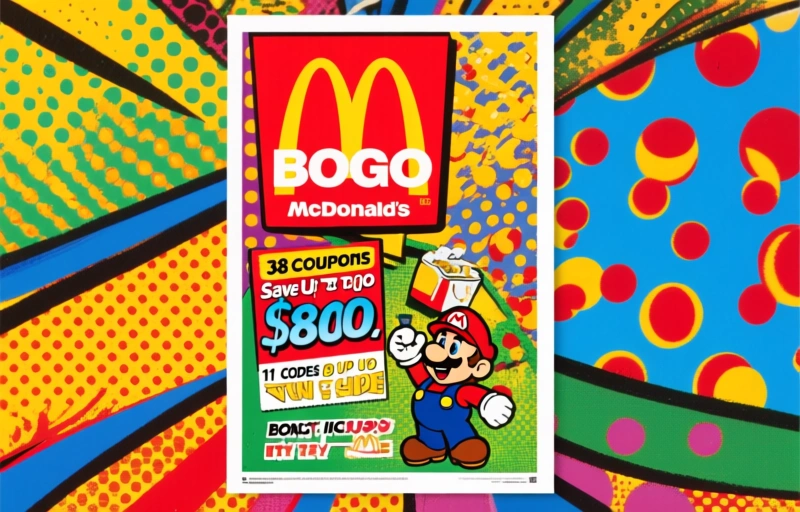 McDonald's BOGO Deals: 38 Coupons Save Up to $80, 11 Codes & Mario Toy Guide