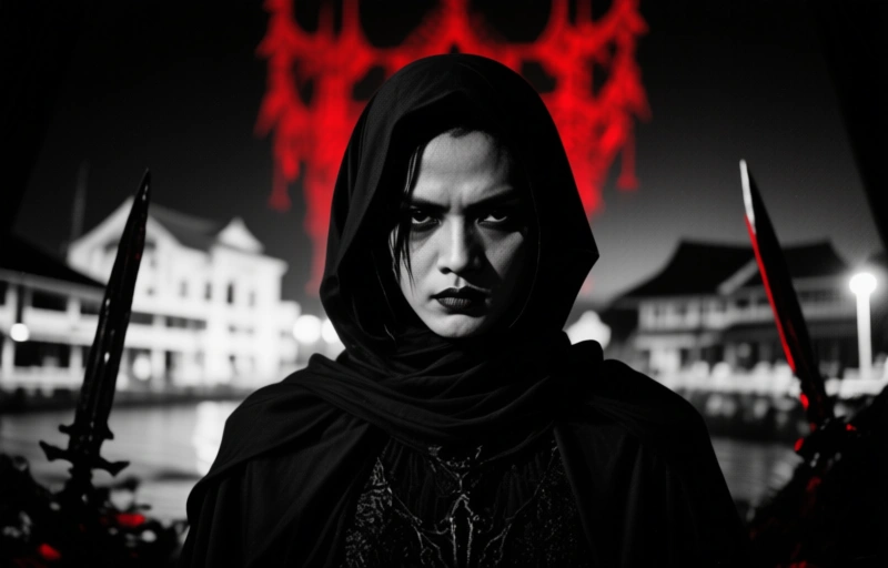 Visuele weergave van Indonesische gokverslaafde doet valse overvalmelding