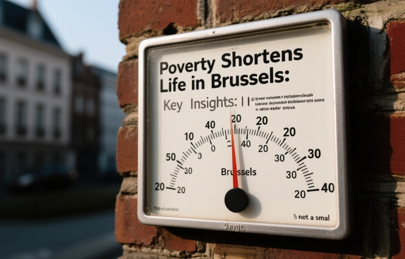 Visual representation of Poverty Shortens Life in Brussels
