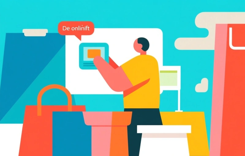 Visuele weergave van Minder bezoekers in winkelstraten