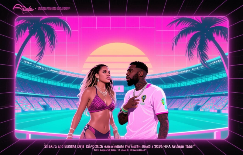 Shakira and Burna Boy Drop 2026 FIFA Anthem Teaser
