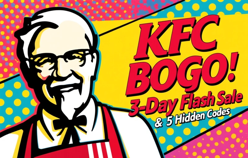 KFC BOGO Deal: 3-Day Flash Sale & 5 Hidden Codes