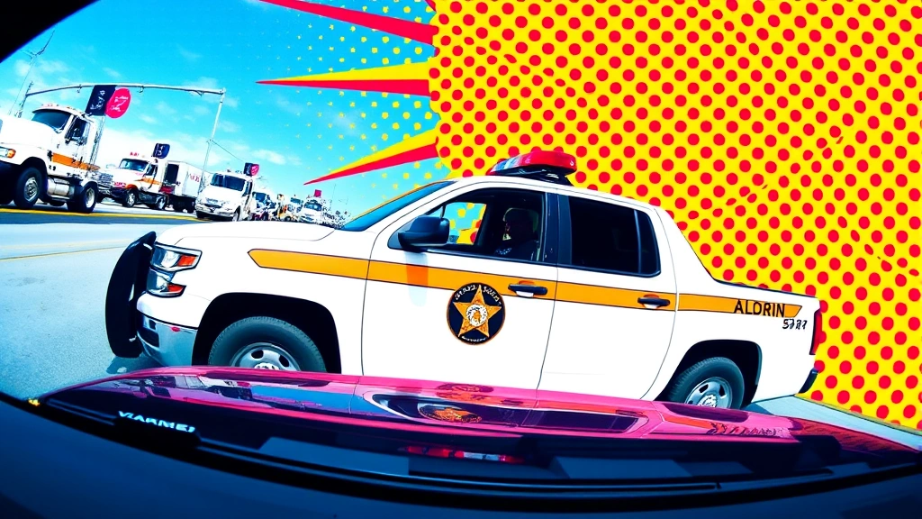 Florida Deputy's Bodycam Captures Truck Clipping Patrol Car