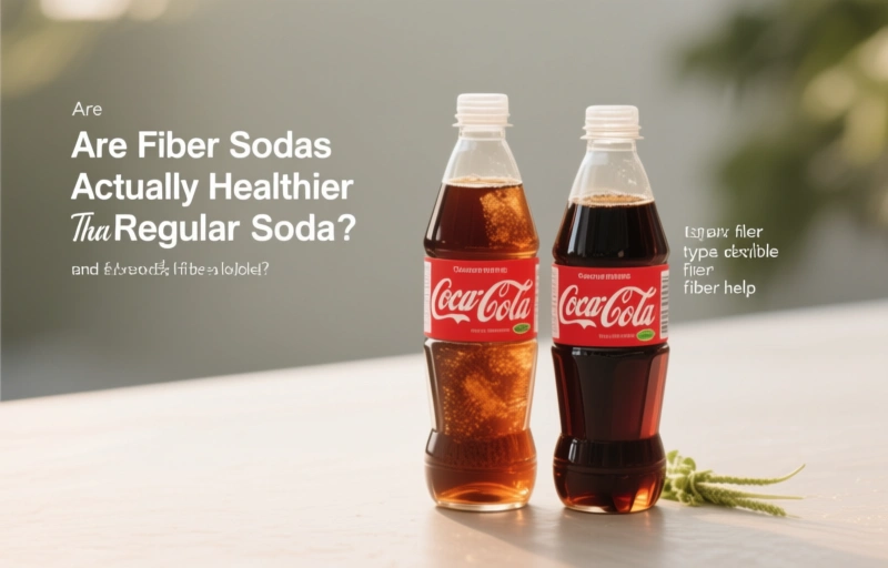 Visual representation of Are Fiber Sodas Actually Healthier Than Regular Soda?