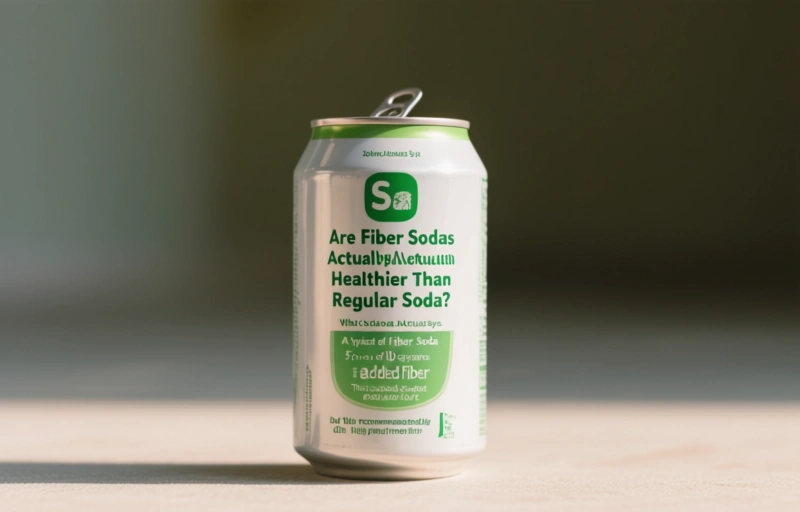 Visual representation of Are Fiber Sodas Actually Healthier Than Regular Soda?