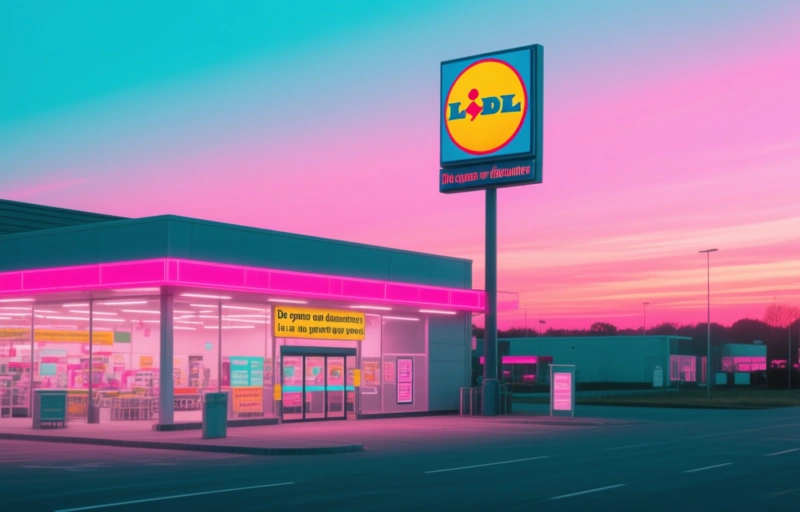 Visuele weergave van Lidl verslaat Morrisons en wordt vijfde supermarkt van Groot-Brittannië