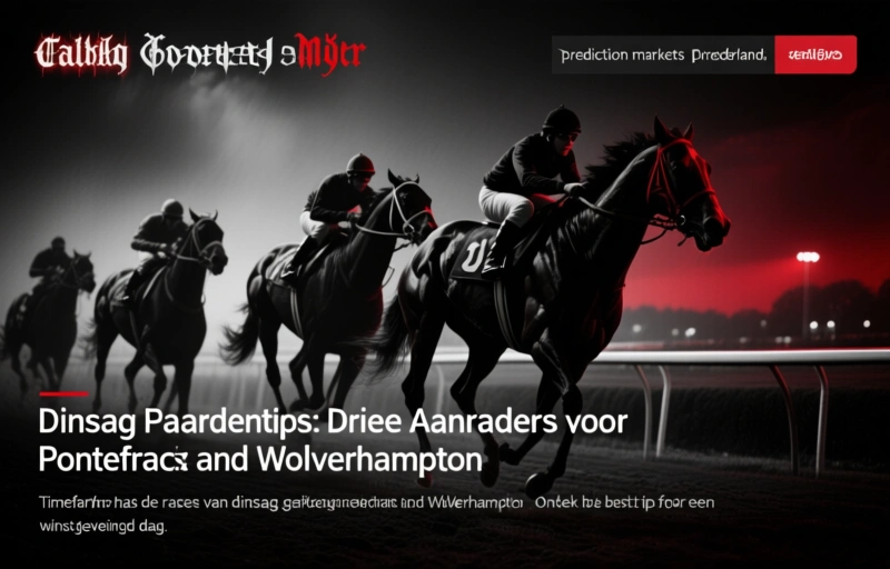 Dinsdag Paardentips: Drie Aanraders voor Pontefract en Wolverhampton