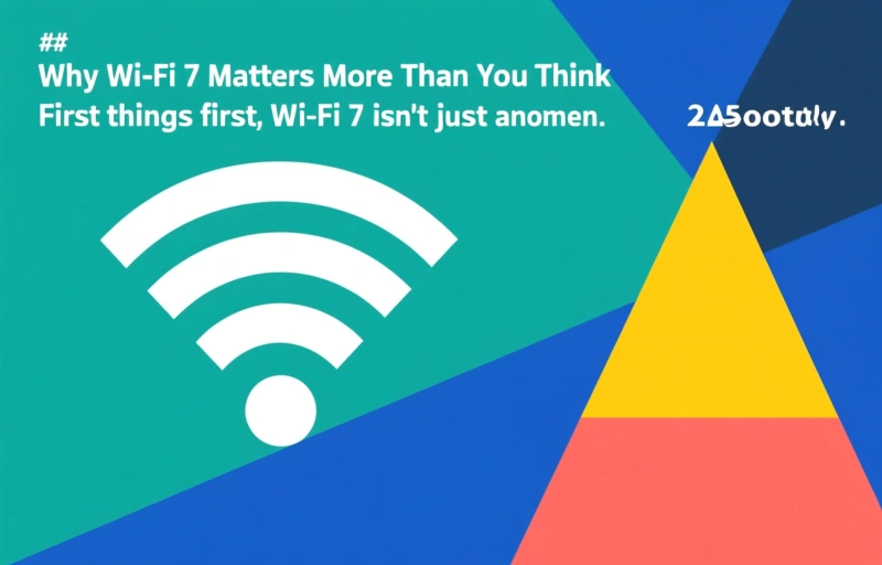 Visual representation of Cisco Takes Wi-Fi 7 Lead in 2025