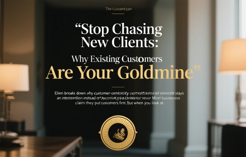 Visual representation of Stop Chasing New Clients
