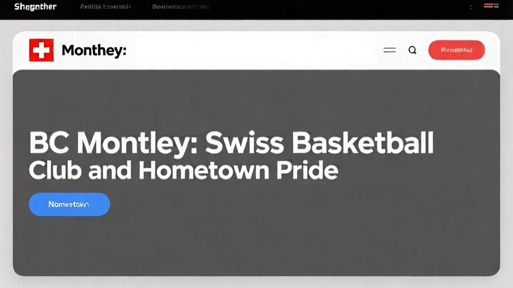 BC Monthey: Swiss Basketball Club and Hometown Pride