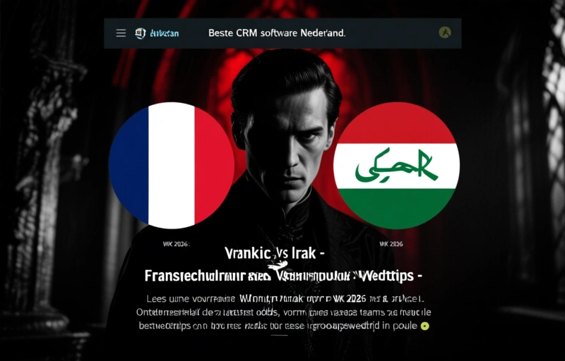 WK 2026: Frankrijk vs Irak - Voorspelling & Wedtips