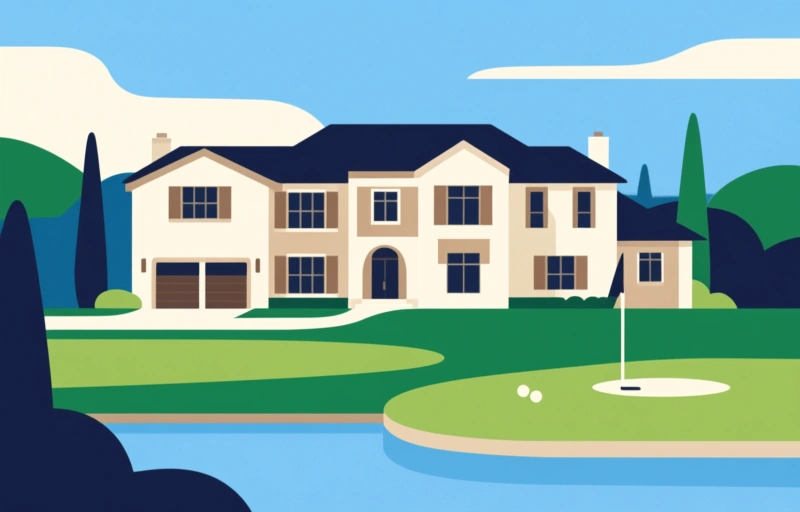 Luxury Living at Ironhorse: 3-Bedroom Estate with Golf Views