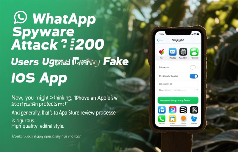 Visual representation of WhatsApp Spyware Attack