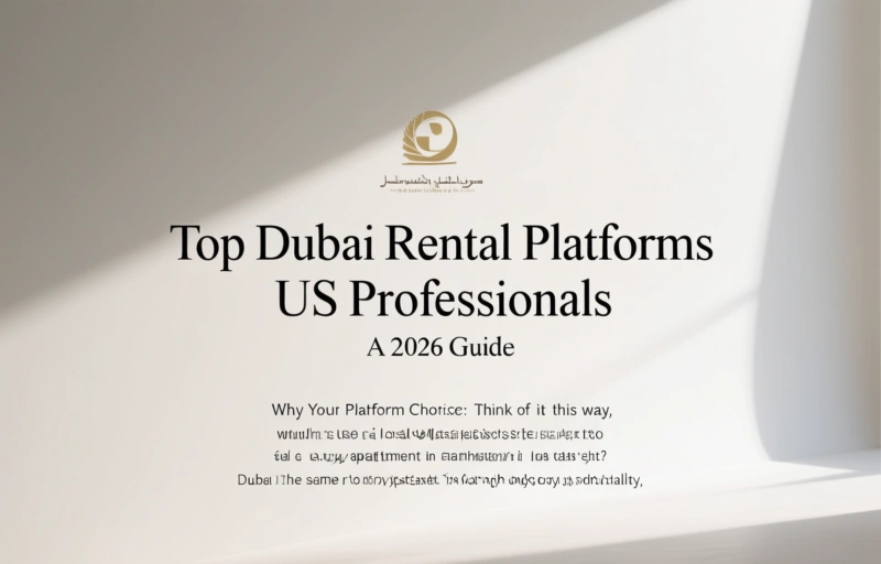 Visual representation of Top Dubai Rental Platforms for US Professionals
