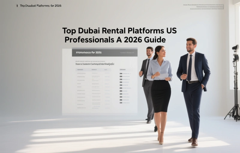 Visual representation of Top Dubai Rental Platforms for US Professionals