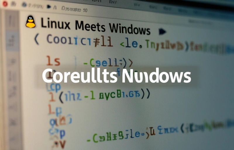 Visual representation of Linux Meets Windows