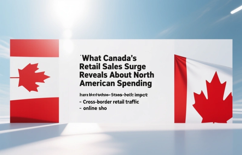 Visual representation of What Canada's Retail Sales Surge Reveals About North American Spending