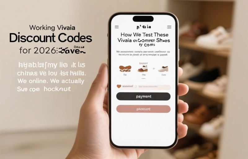 Visual representation of Working Vivaia Discount Codes for 2026