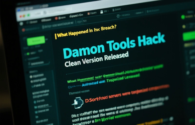 Visual representation of Daemon Tools Hack Confirmed