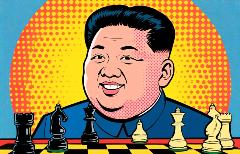 Visuele weergave van Noord-Korea's machtsspel voor Trump's China-bezoek