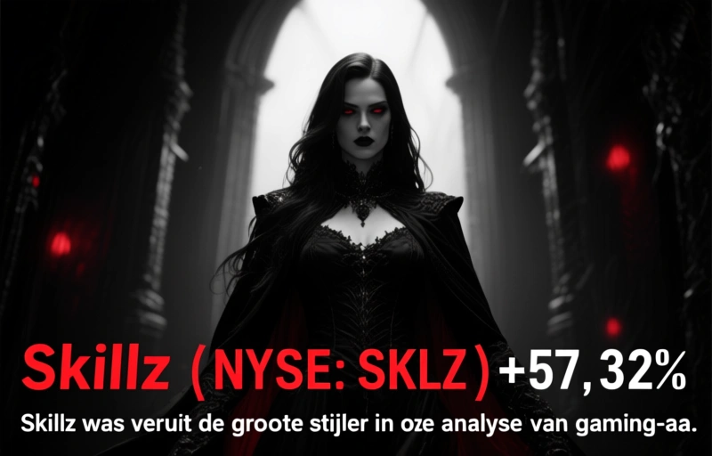 Visuele weergave van Gaming Aandelen Stijgen