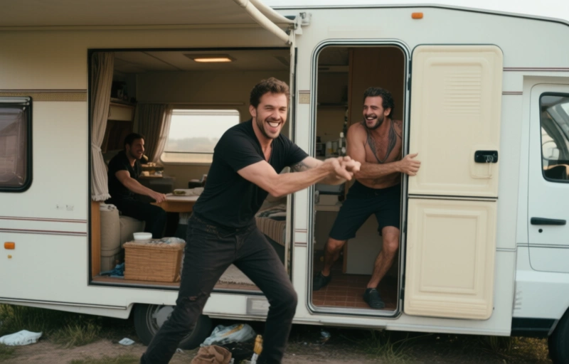 Max Adonis und Serg Shepard: Heiße Action im Wohnmobil