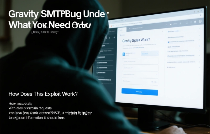 Visual representation of Gravity SMTP Bug Under Attack