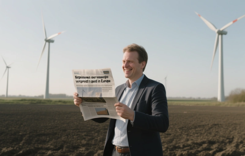 Nepnieuws over windenergie verspreidt zich snel in Europa