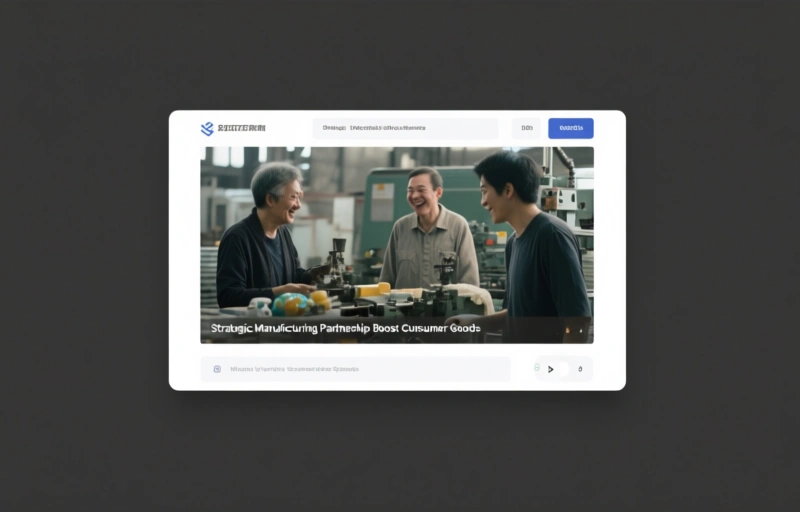 Strategic Manufacturing Partnerships Boost Consumer Goods