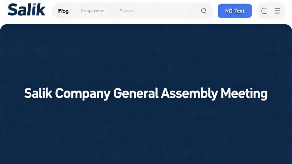 Salik Company 2026 AGM: Date, Location & Shareholder Info