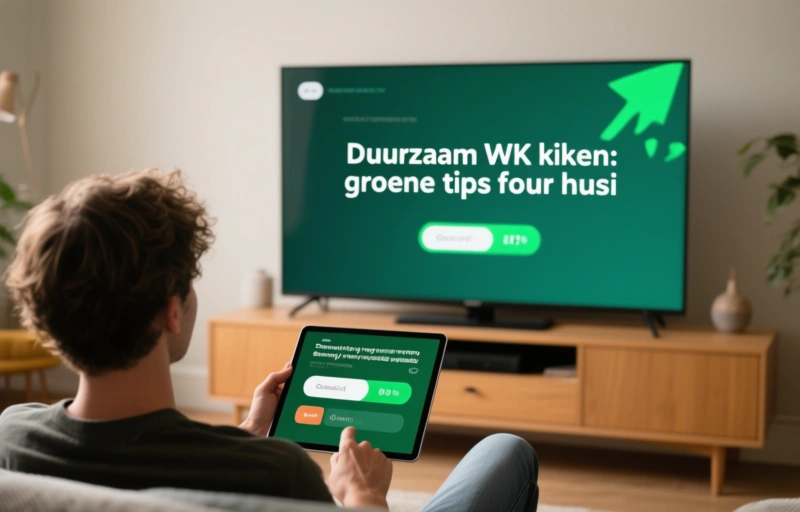 Visuele weergave van Duurzaam WK kijken