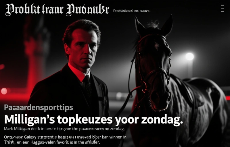 Paardensporttips: Milligan's topkeuzes voor zondag
