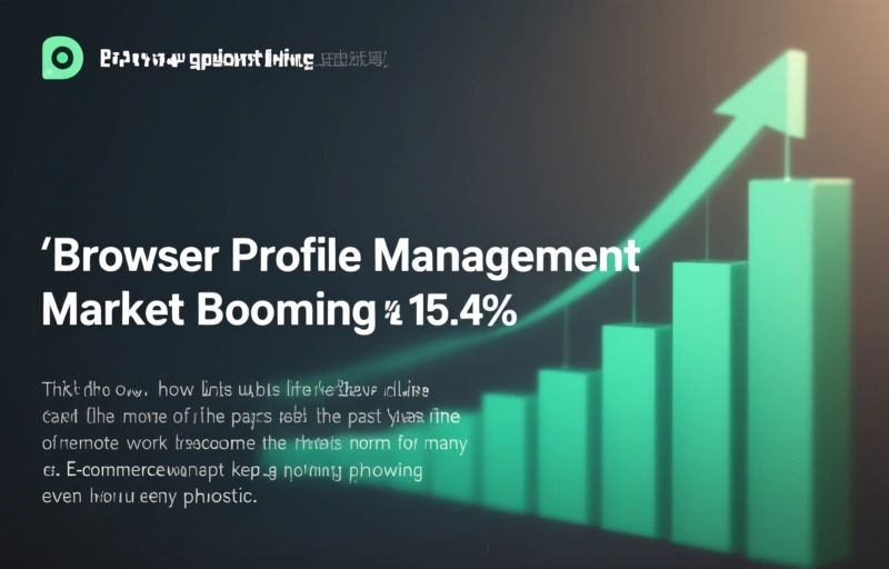 Visual representation of Browser Profile Management Market Booming at 15.4% CAGR