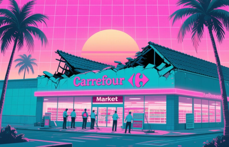 Carrefour Market heropent na dakinstorting in juni