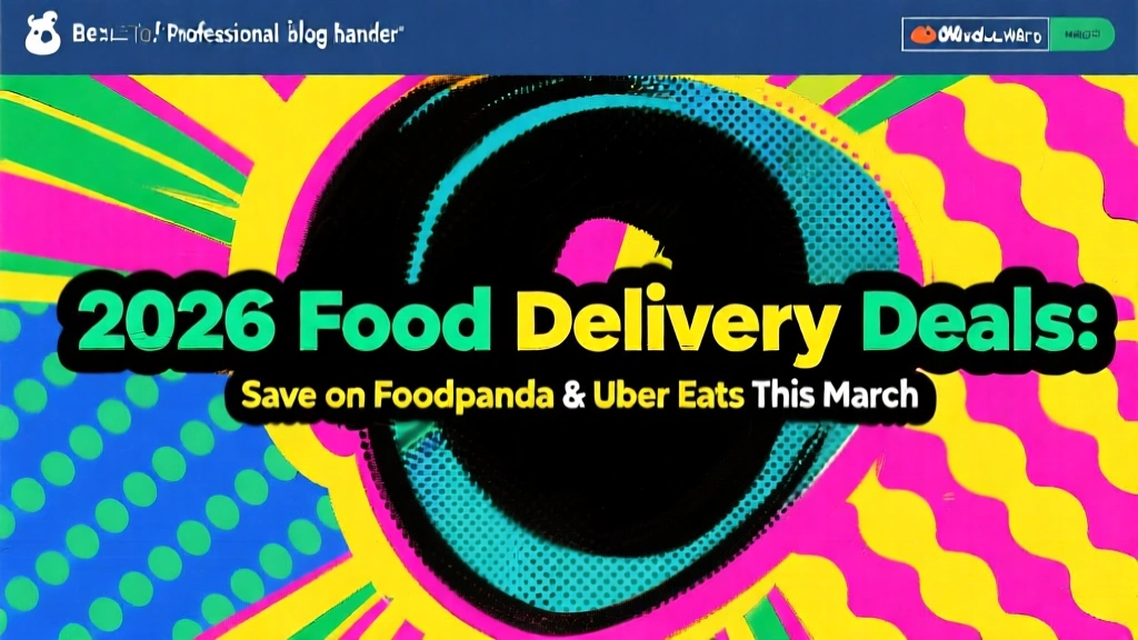 2026 Food Delivery Deals: Save on Foodpanda & Uber Eats This March