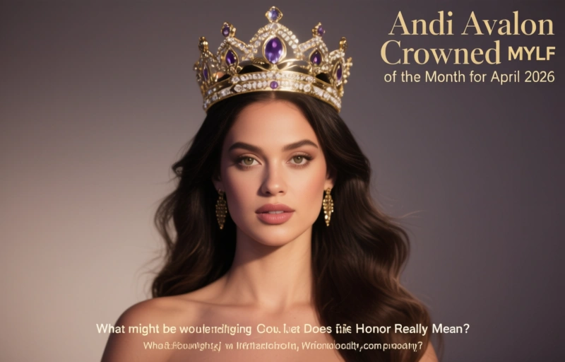 Visual representation of Andi Avalon Crowned MYLF of the Month for April 2026