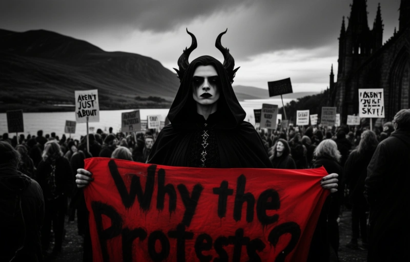 Visual representation of Isle of Skye Protests Over Highlander Filming