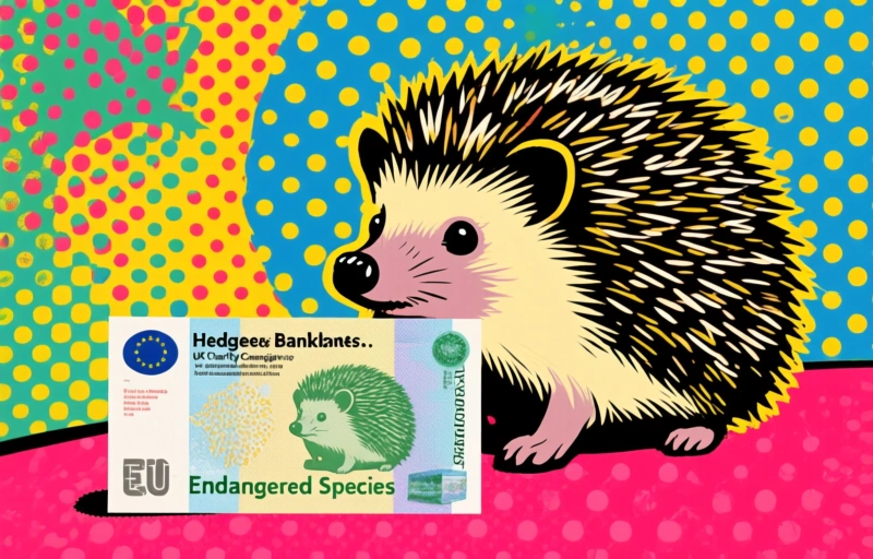 Hedgehog Banknotes: UK Charity Campaign for Endangered Species