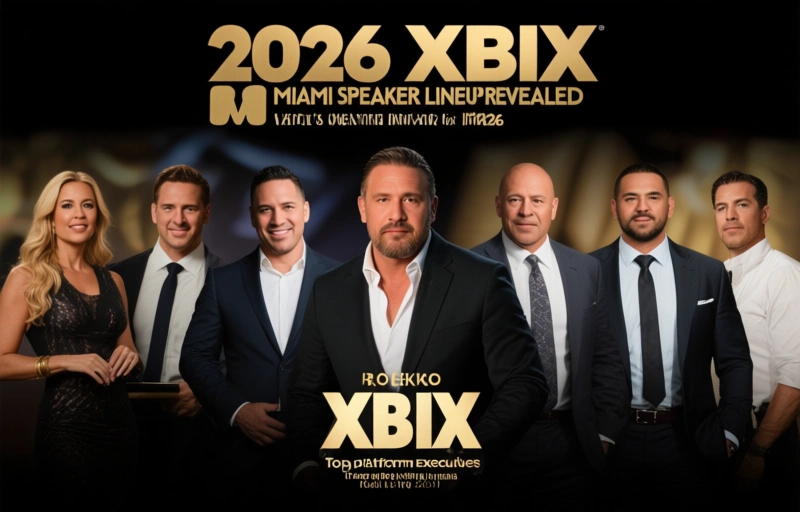 Visual representation of 2026 XBIZ Miami Speaker Lineup Revealed