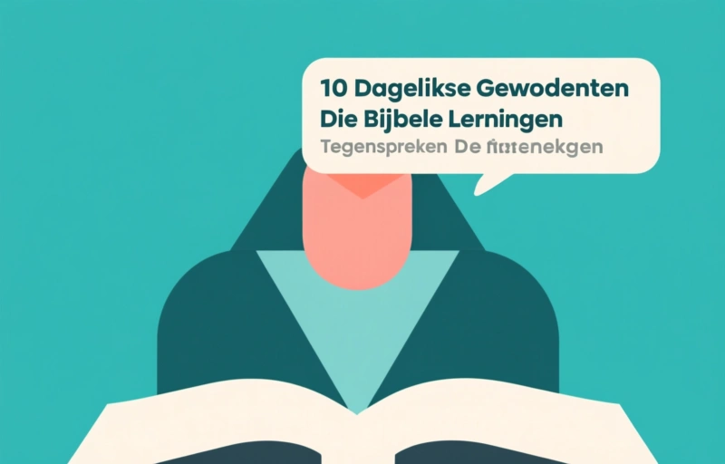 10 Dagelijkse Gewoonten Die Bijbelse Leringen Tegenspreken