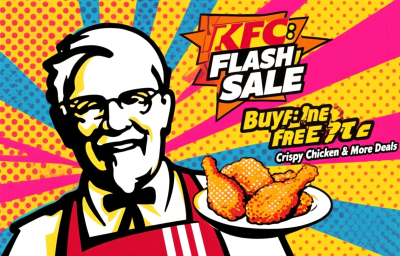 KFC Flash Sale: Buy One Get One Free Crispy Chicken & More Deals