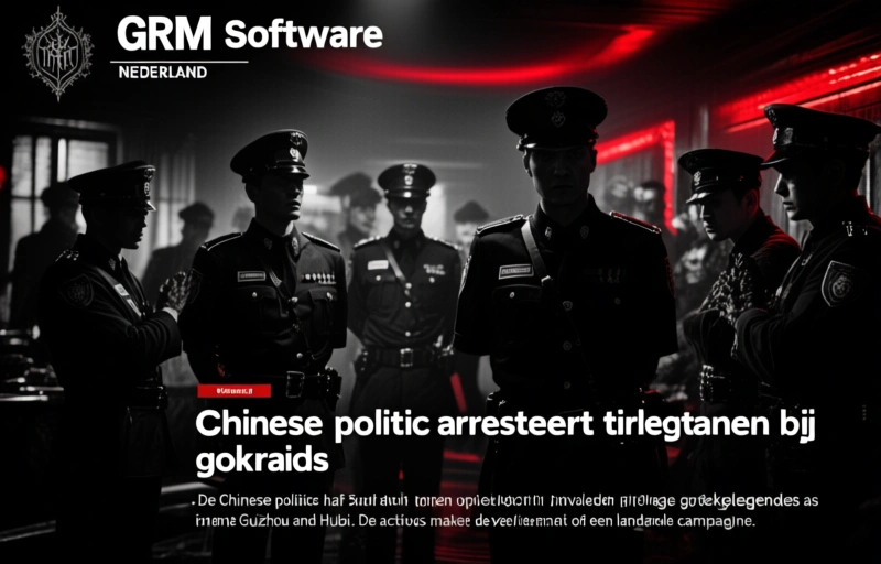 Chinese politie arresteert tientallen bij gokraids