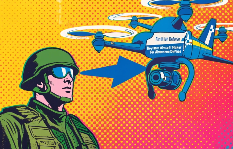 Finnish Defense Startup Buys Aircraft Maker for Airborne Drone Defense