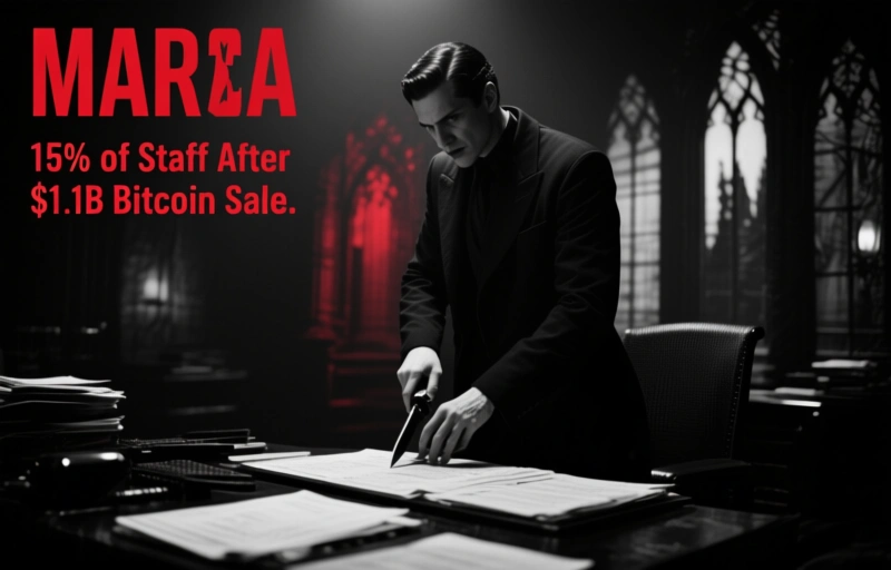 MARA Cuts 15% of Staff After $1.1B Bitcoin Sale