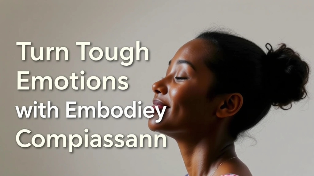 Turn Tough Emotions into Strength with Embodied Compassion