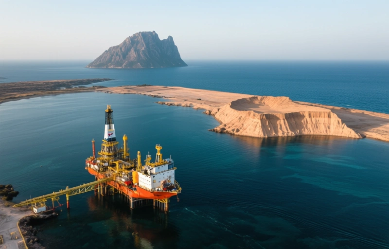 Visuele weergave van Leviathan-gasveld weer actief na veiligheidsstop